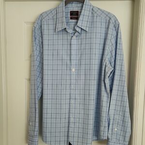UNTUCKit Blue Casual Button Down Shirt